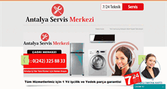 Desktop Screenshot of antalyaservismerkezi.com
